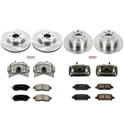 PowerStop 13-18 Nissan Altima Front & Rear Autospecialty Brake Kit w/Calipers (KCOE6495)
