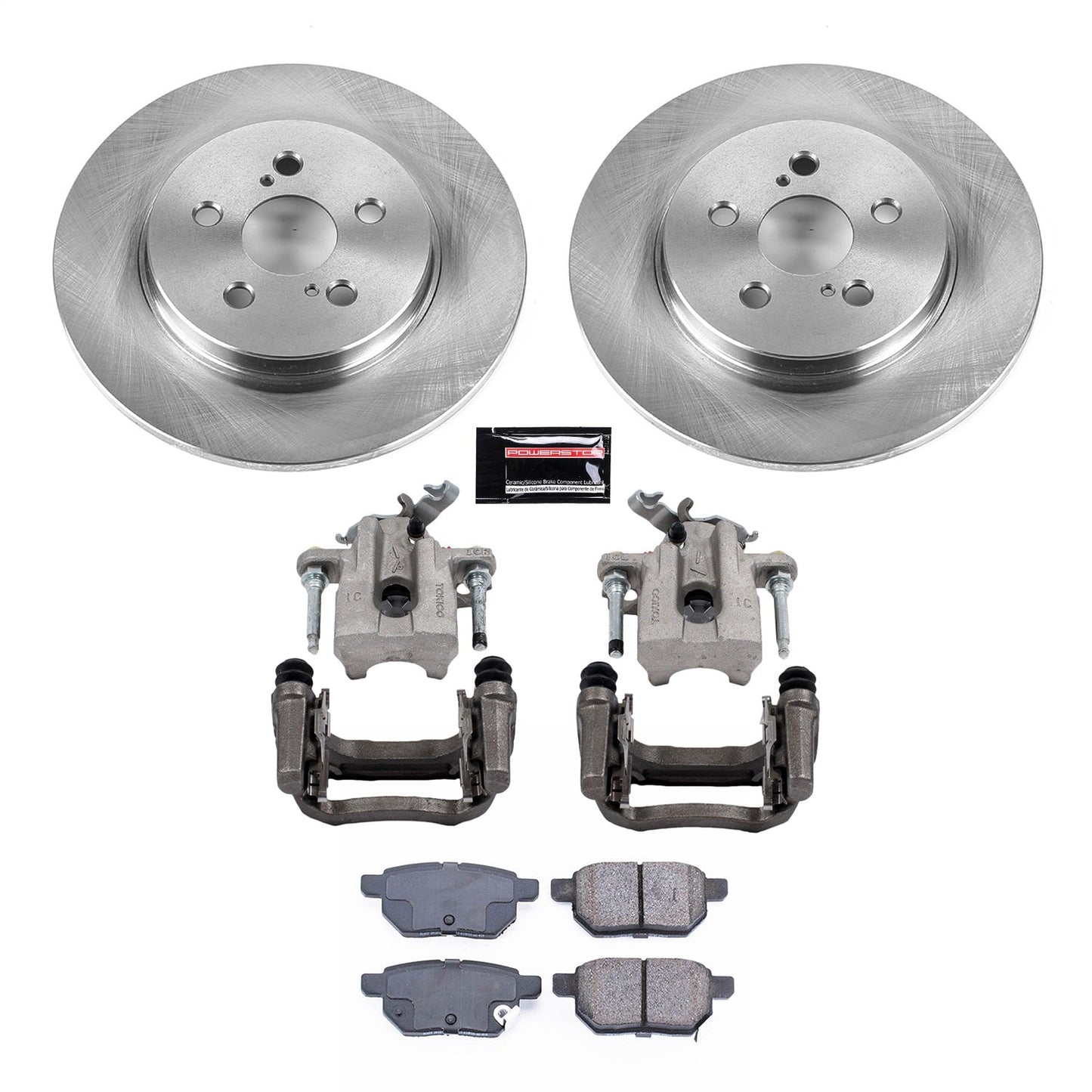 PowerStop 14-17 Lexus CT0h Rear Autospecialty Kit w/Calipers (KCOE6498)