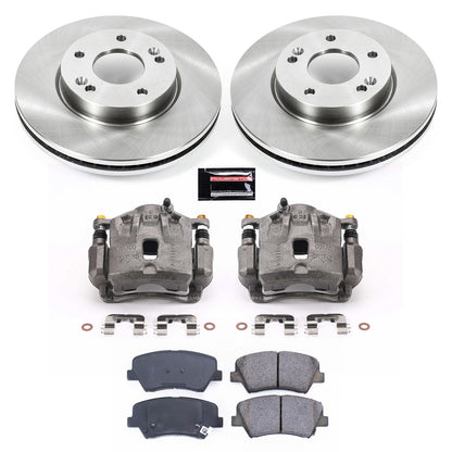 PowerStop 11-16 Hyundai Elantra Front Autospecialty Brake Kit w/Calipers (KCOE6503)