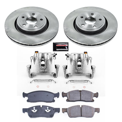 PowerStop 13-15 Jeep Grand Cherokee Front Autospecialty Kit w/Cals (KCOE6536)