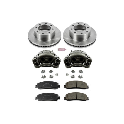 PowerStop 2012 Ford F-350 Super Duty Front Autospecialty Kit w/Cals (KCOE6545)