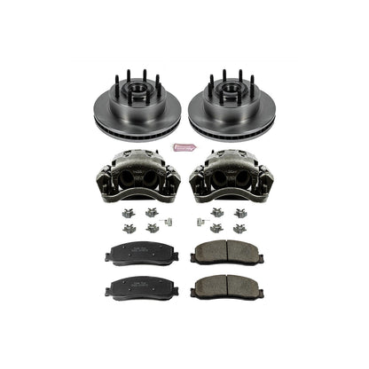 PowerStop 2012 Ford F-350 Super Duty Front Autospecialty Kit w/Cals (KCOE6550)