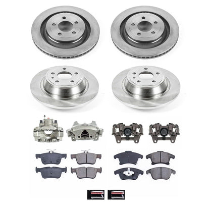 PowerStop 13-14 Lincoln MKZ Front and Rear Autospecialty Kit w/Cals (KCOE6556B)