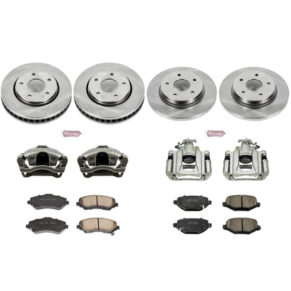 PowerStop 12-16 Chrysler Town & Country Front & Rear Autospecialty Brake Kit w/Calipers (KCOE6563)