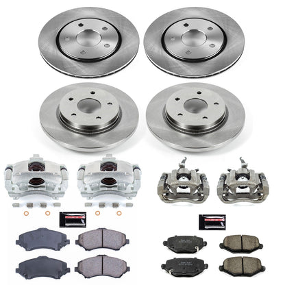 PowerStop 2013 Dodge Journey Front & Rear Autospecialty Brake Kit w/Calipers (KCOE6563A)