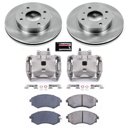 PowerStop 00-06 Nissan Sentra Front Autospecialty Brake Kit w/Calipers (KCOE656A)