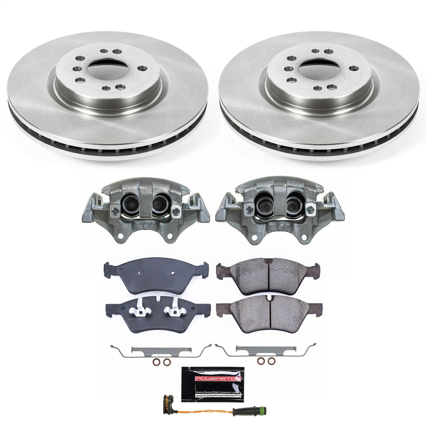 PowerStop 07-09 Mercedes-Benz ML320 Front Autospecialty Kit w/Calipers (KCOE6709)