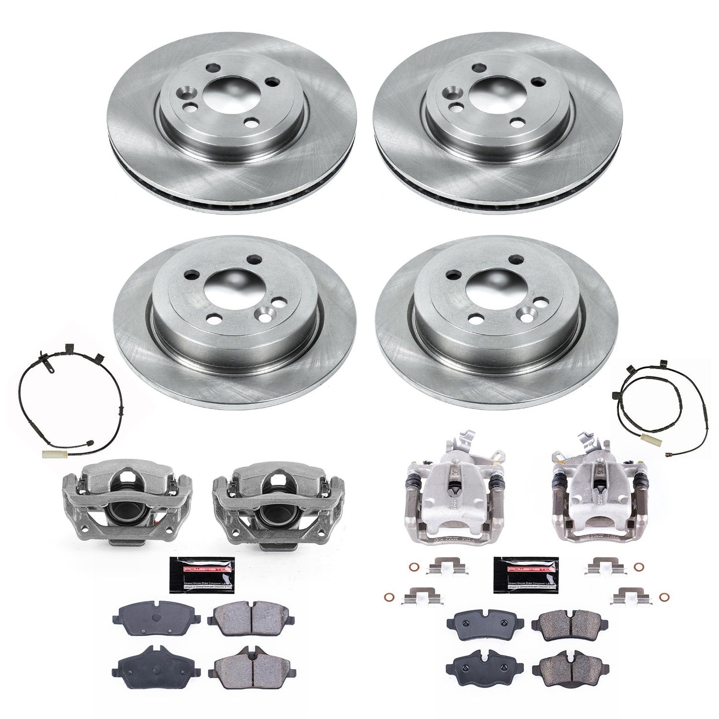 PowerStop 11-15 Mini Cooper Front & Rear Autospecialty Kit (KCOE6740)