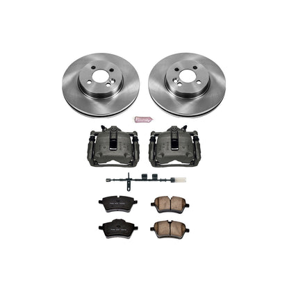 PowerStop 11-16 Mini Cooper Front Autospecialty Brake Kit w/Calipers (KCOE6741)