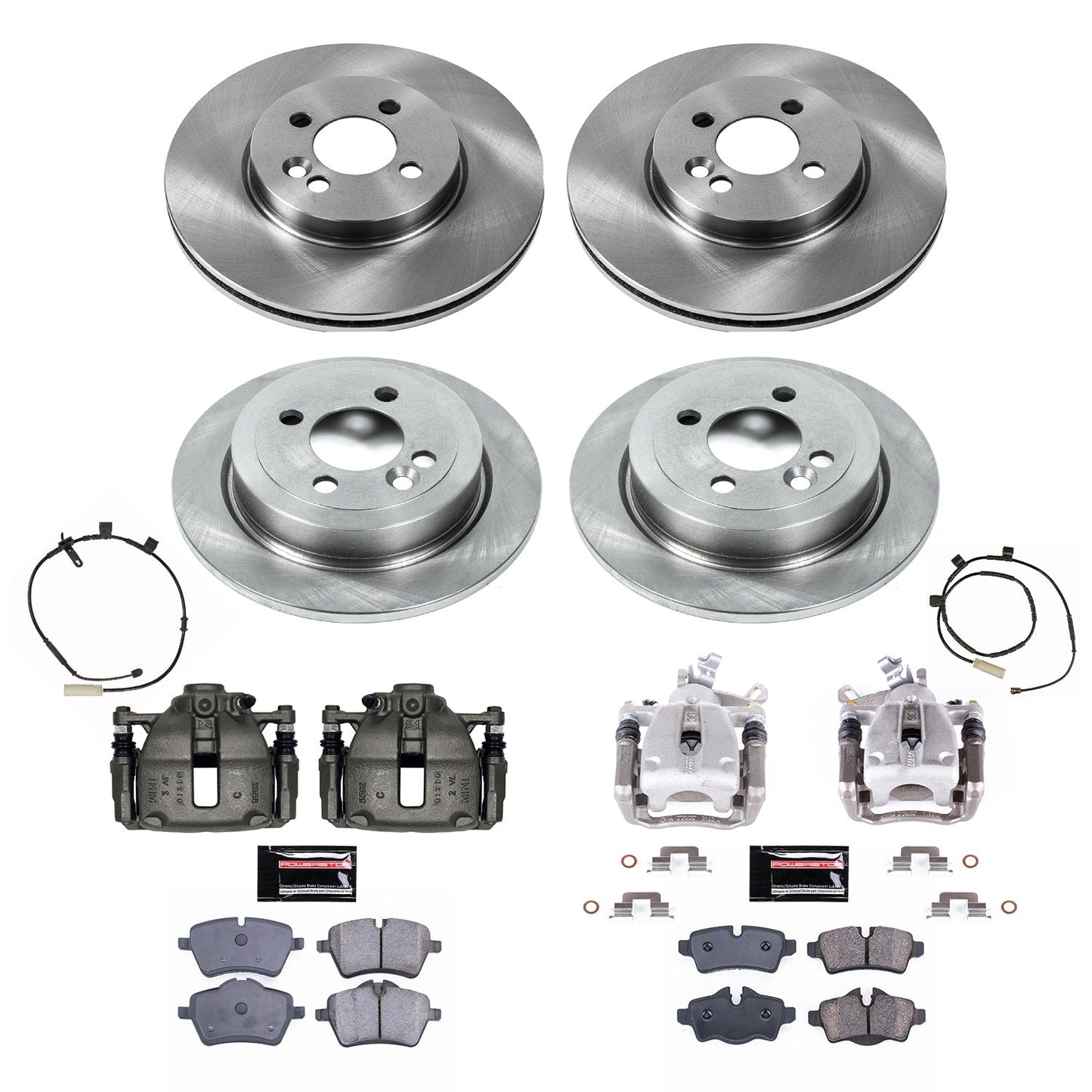 PowerStop 12-15 Mini Cooper Front & Rear Autospecialty Kit (KCOE6742)