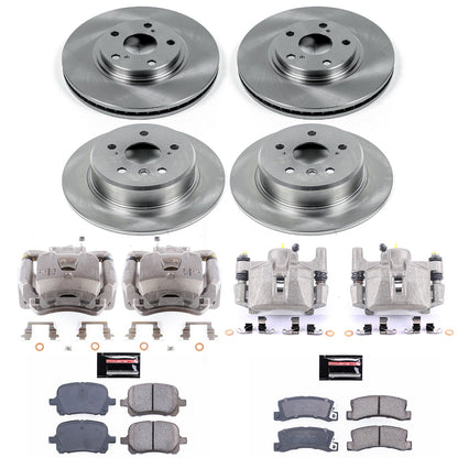 PowerStop 99-01 Lexus RX300 Front & Rear Autospecialty Brake Kit w/Calipers (KCOE6782)