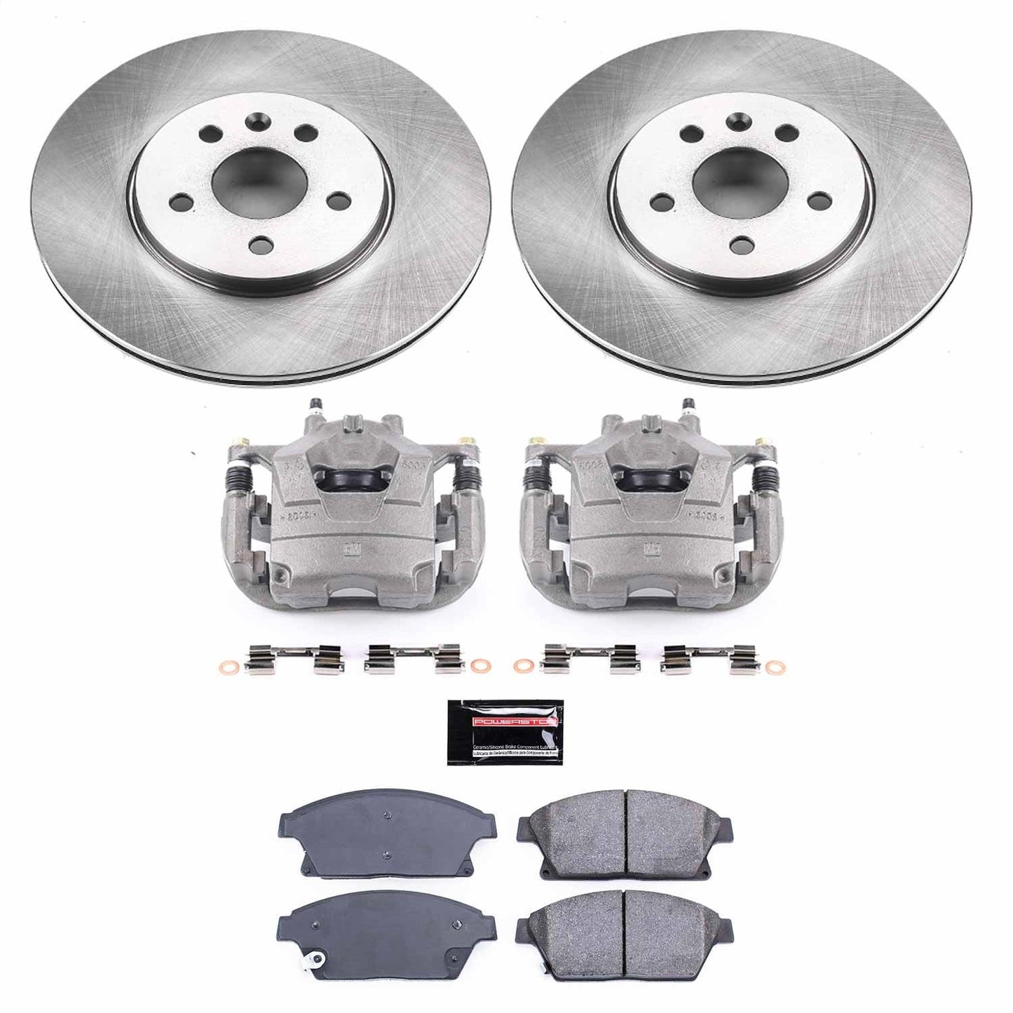 PowerStop 13-18 Buick Encore Front Autospecialty Brake Kit w/Calipers (KCOE6793)