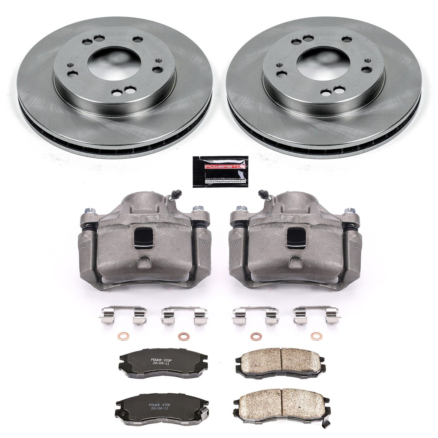 PowerStop 95-00 Chrysler Sebring Front Autospecialty Brake Kit w/Calipers (KCOE681B)