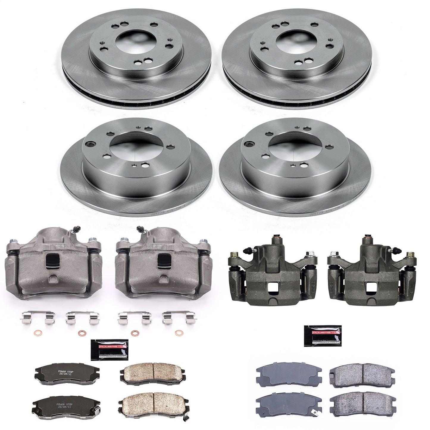 PowerStop 95-00 Chrysler Sebring Front & Rear Autospecialty Brake Kit w/Calipers (KCOE683)
