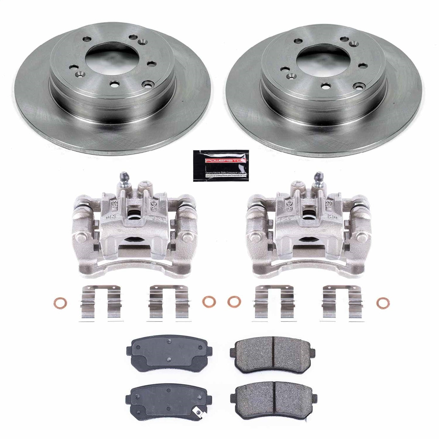 PowerStop 2015 Hyundai Tucson Rear Autospecialty Brake Kit w/Calipers (KCOE6936)
