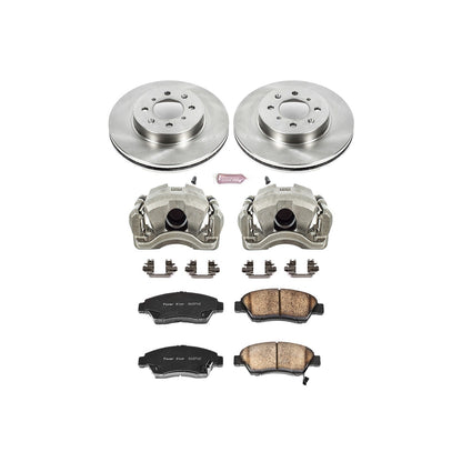PowerStop 93-95 Honda Civic Front Autospecialty Brake Kit w/Calipers (KCOE694)