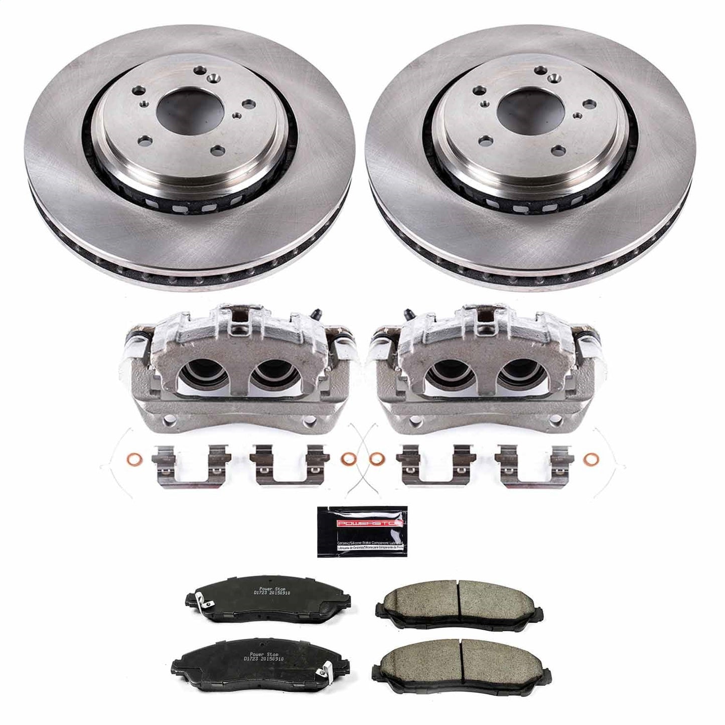 PowerStop 14-16 Acura MDX Front Autospecialty Kit w/Cals (KCOE6957)