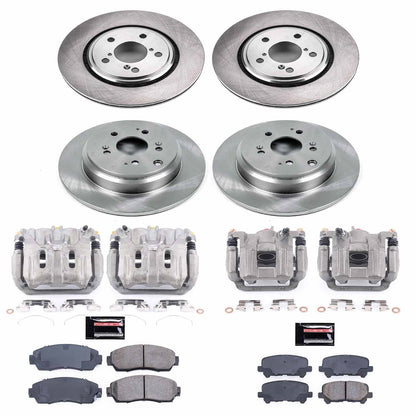 PowerStop 15-17 Honda Odyssey Front & Rear Autospecialty Kit w/Cals (KCOE6958)