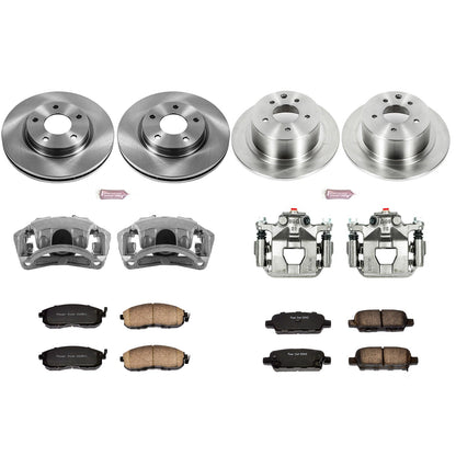 PowerStop 13-18 Nissan Sentra Front & Rear Autospecialty Brake Kit w/Calipers (KCOE6960)