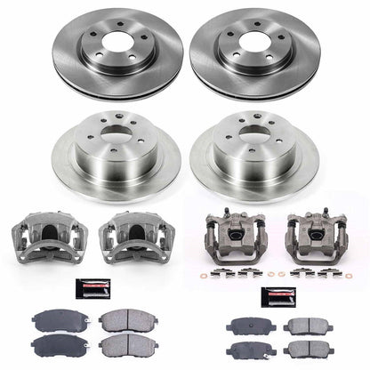 PowerStop 17-18 Nissan Sentra Front & Rear Autospecialty Brake Kit w/Calipers (KCOE6960A)