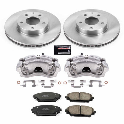 PowerStop 14-16 Mazda 3 Front Autospecialty Brake Kit w/Calipers (KCOE6974)