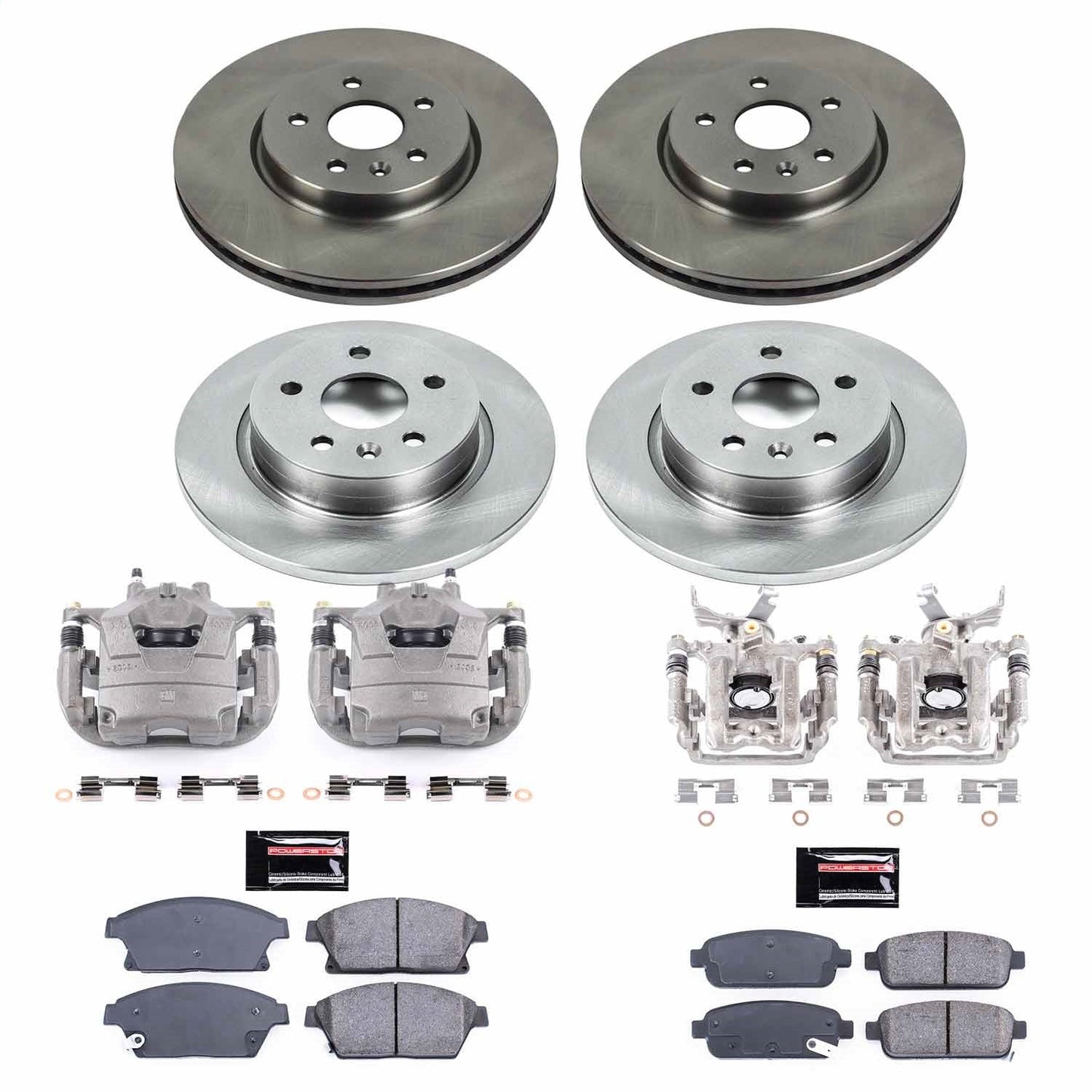 PowerStop 15-16 Chevrolet Trax Front & Rear Autospecialty Brake Kit w/Calipers (KCOE6995)