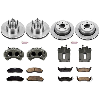 PowerStop 10-11 Ford Ranger Front & Rear Autospecialty Kit w/Cals (KCOE7003)