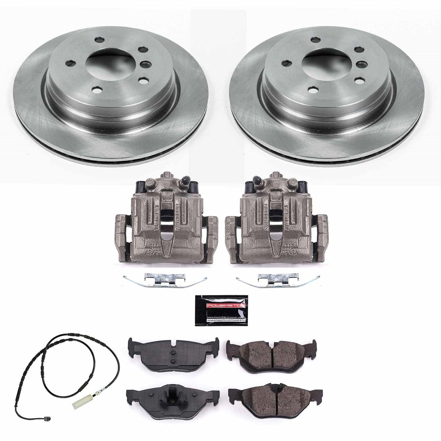 PowerStop 13-15 BMW X1 Rear Autospecialty Brake Kit w/Calipers (KCOE7008)