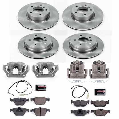 PowerStop 13-15 BMW X1 Front & Rear Autospecialty Brake Kit w/Calipers (KCOE7024)