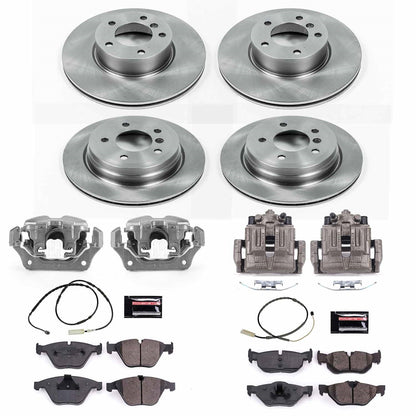 PowerStop 13-15 BMW X1 Front & Rear Autospecialty Brake Kit w/Calipers (KCOE7025)