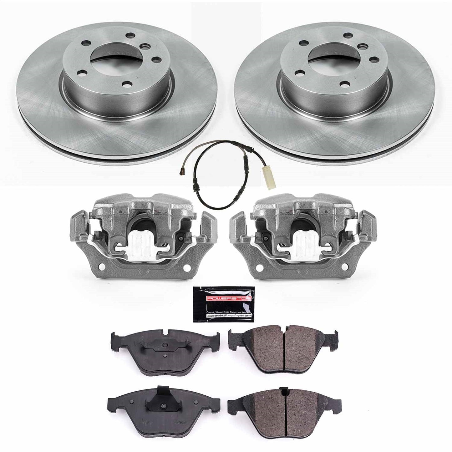 PowerStop 13-15 BMW X1 Front Autospecialty Brake Kit w/Calipers (KCOE7026)