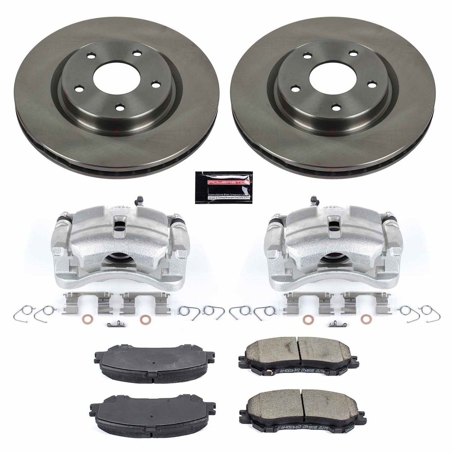PowerStop 14-19 Nissan Rogue Front Autospecialty Brake Kit w/Calipers (KCOE7036A)