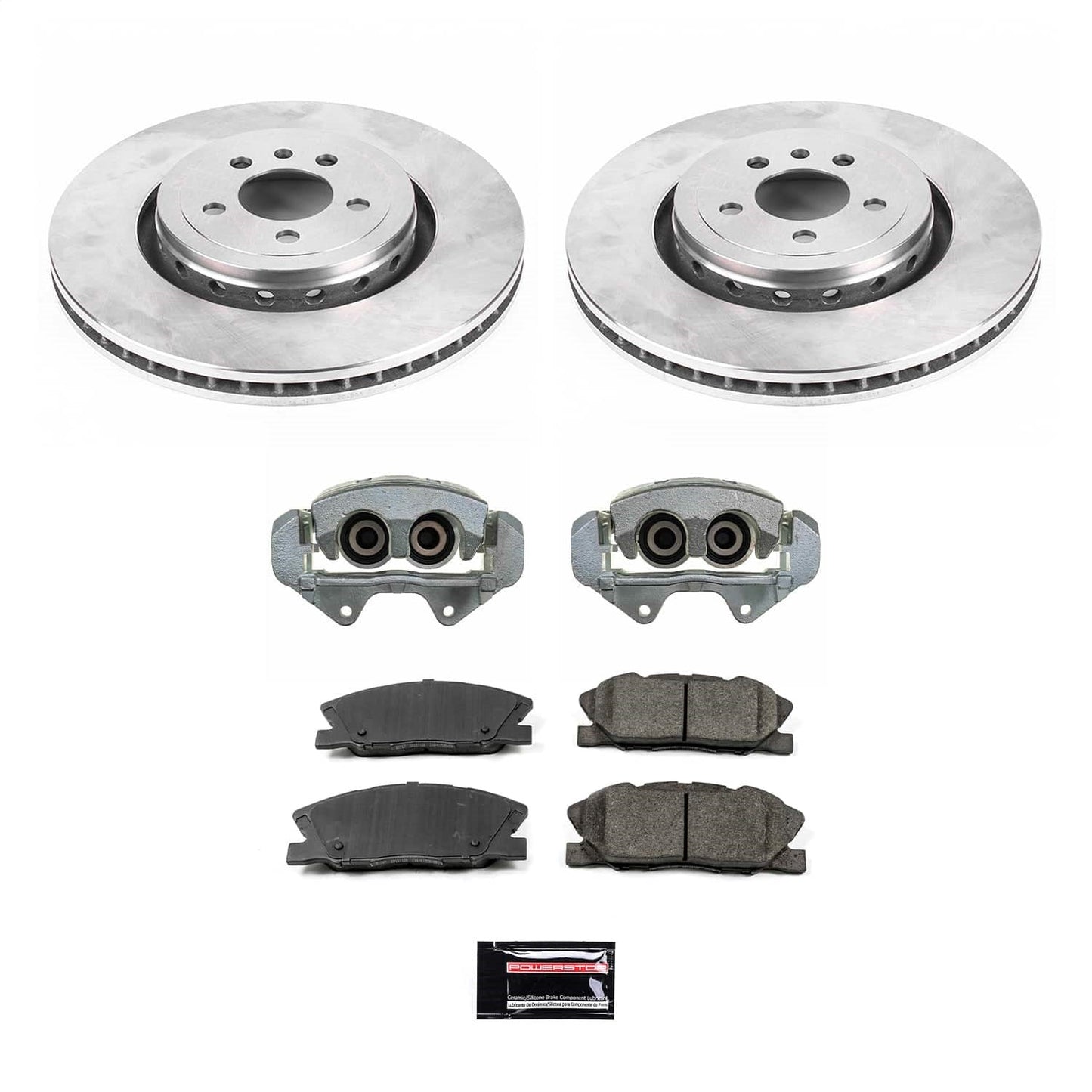 PowerStop 14-21 Dodge Charger Front Autospecialty Kit w/Calipers (KCOE7050)