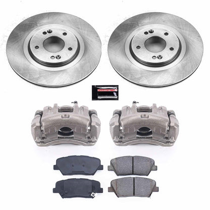 PowerStop 15-20 Kia Sorento Front Autospecialty Kit w/Cals (KCOE7064)