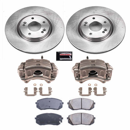 PowerStop 2015 Hyundai Sonata Front Autospecialty Kit w/Cals (KCOE7083)
