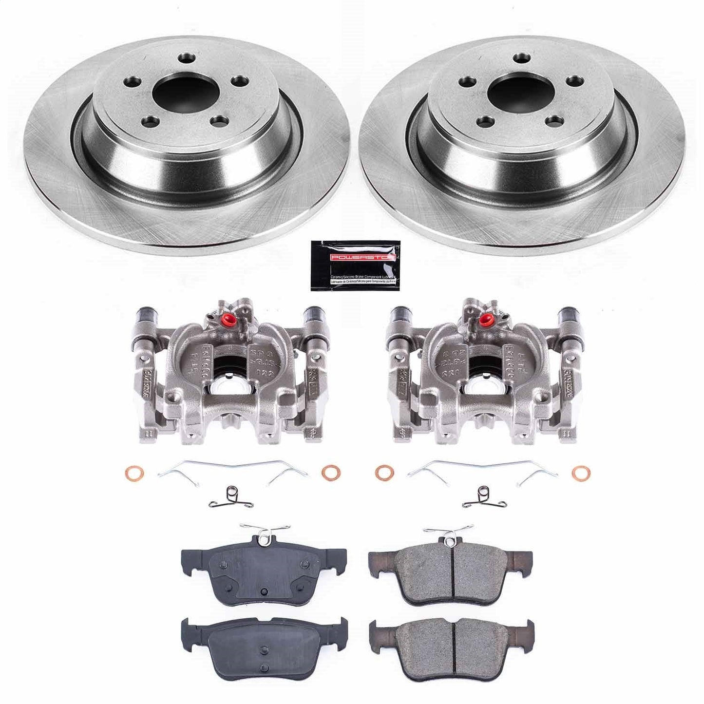 PowerStop 15-19 Ford Edge Rear Autospecialty Brake Kit w/Calipers (KCOE7144A)