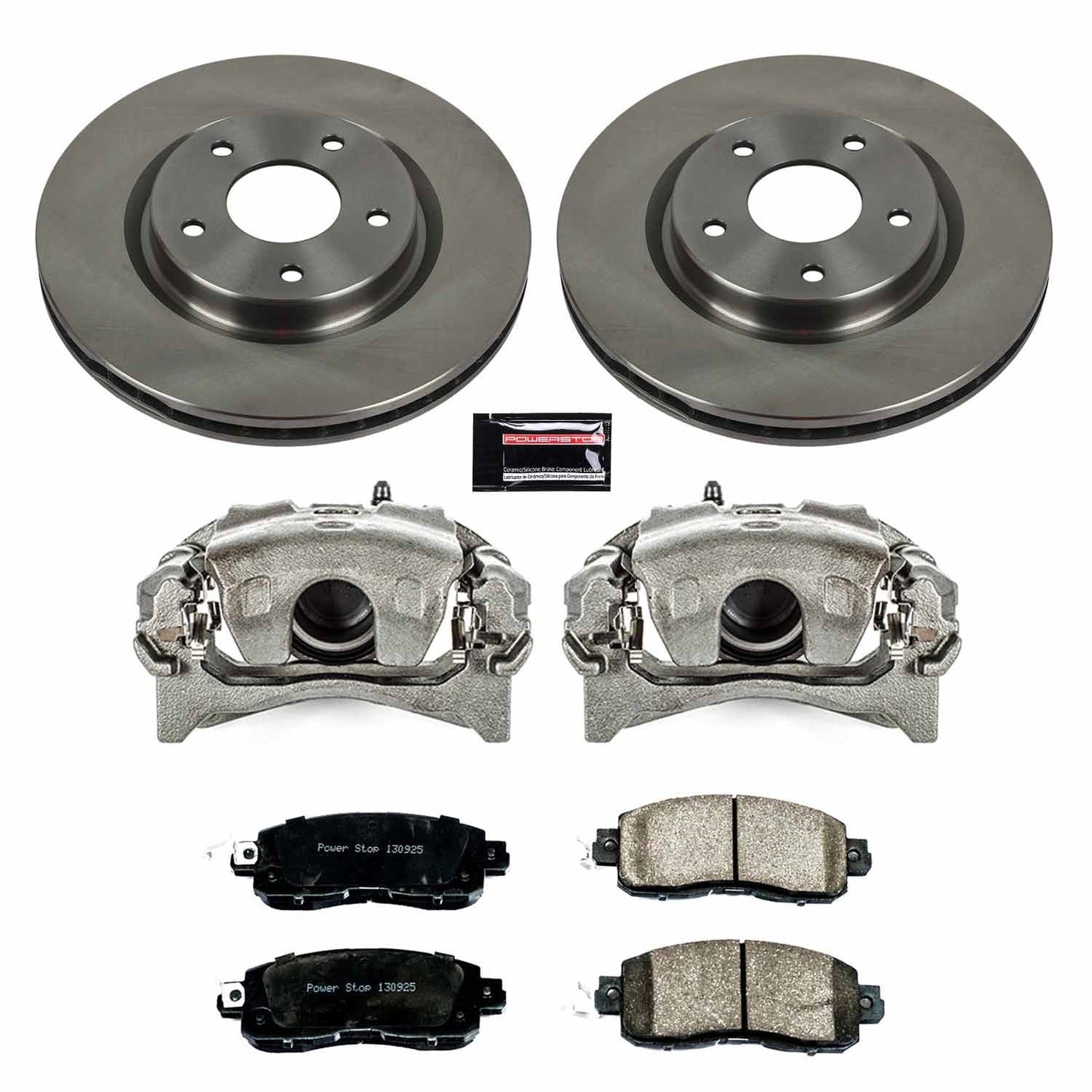 PowerStop 14-17 Nissan Leaf Front Autospecialty Brake Kit w/Calipers (KCOE7215)