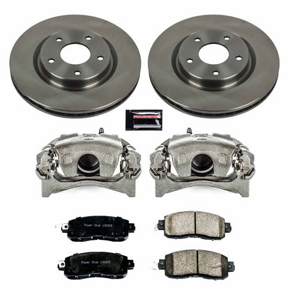 PowerStop 14-17 Nissan Leaf Front Autospecialty Brake Kit w/Calipers (KCOE7215)