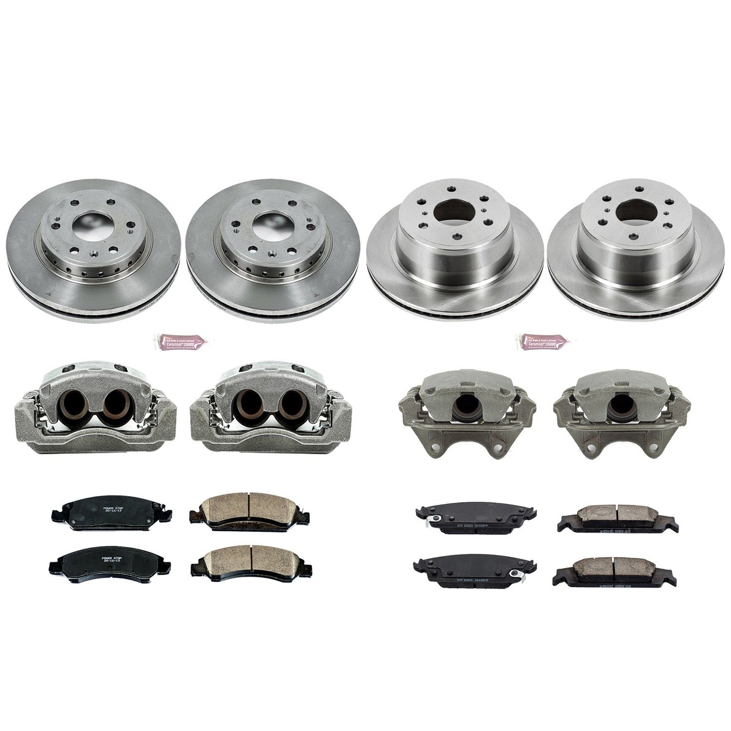 PowerStop 15-20 Chevrolet Tahoe Front & Rear Autospecialty Kit w/Cals (KCOE7225)