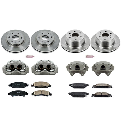 PowerStop 15-20 Chevrolet Tahoe Front & Rear Autospecialty Kit w/Cals (KCOE7225)