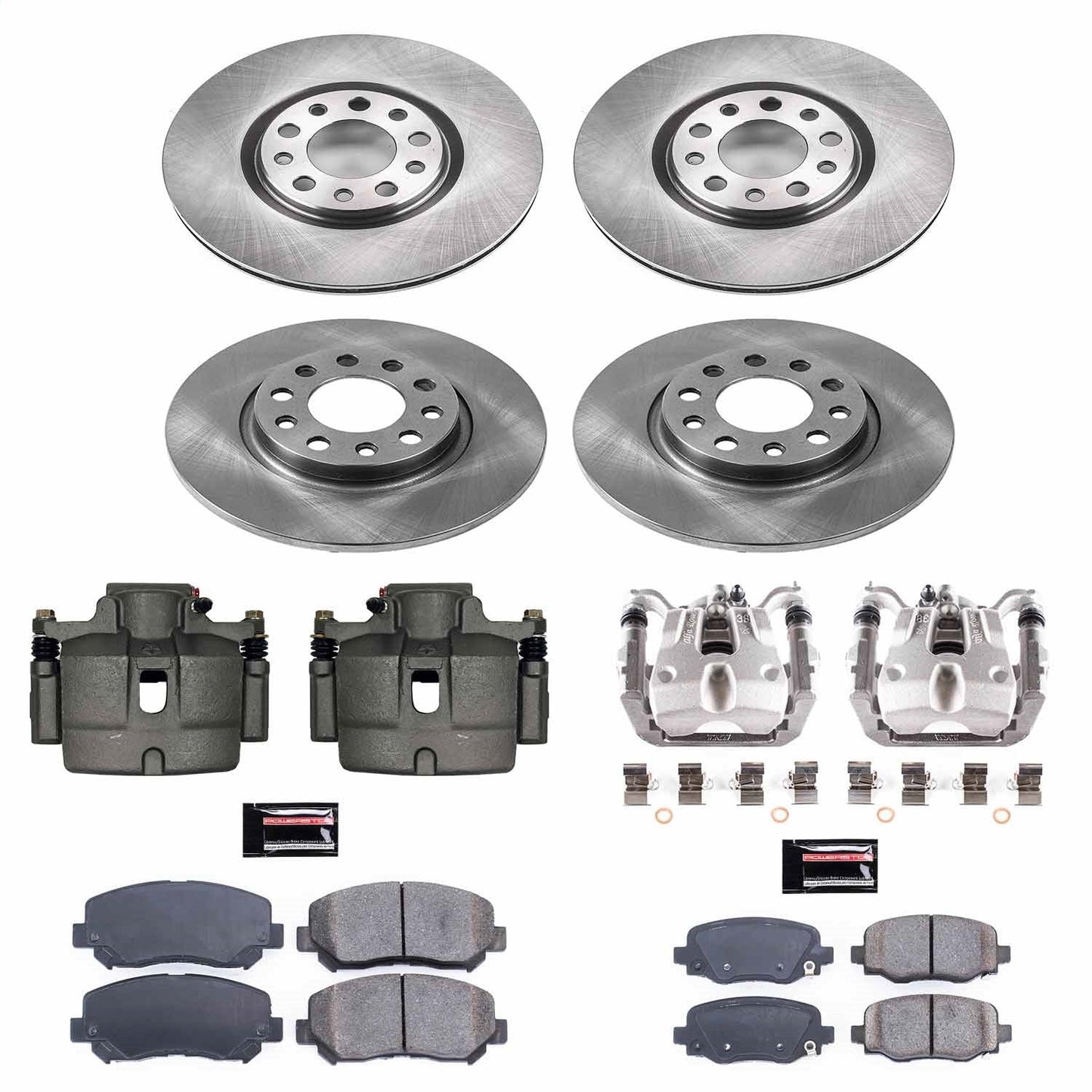 PowerStop 15-17 Chrysler 200 Front & Rear Autospecialty Brake Kit w/Calipers (KCOE7288)