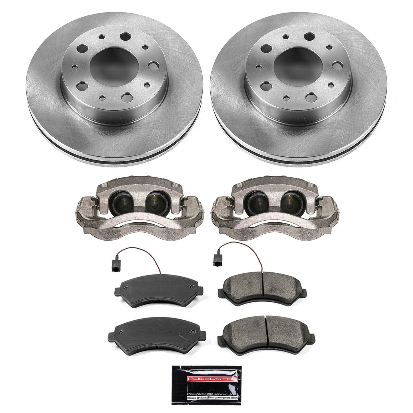 PowerStop 14-24 Ram ProMaster 1500 Front Autospecialty Kit w/Calipers (KCOE7303)