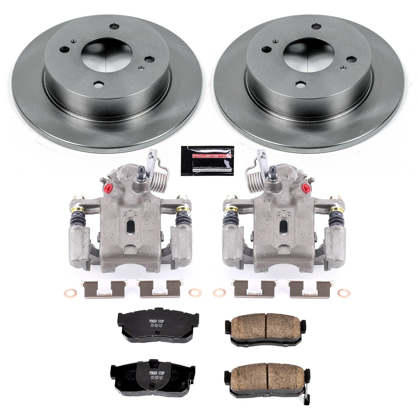 PowerStop 91-96 Infiniti G20 Rear Autospecialty Brake Kit w/Calipers (KCOE740)