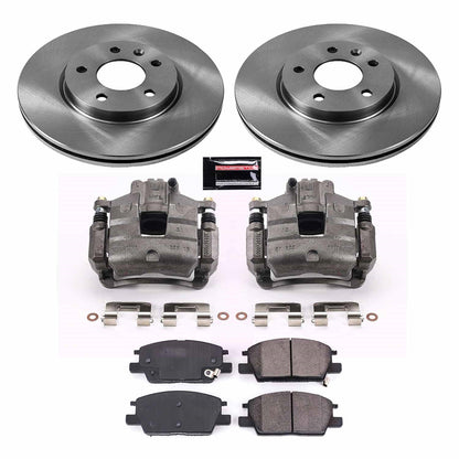 PowerStop 18-19 Buick LaCrosse Front Autospecialty Brake Kit w/Calipers (KCOE7400)