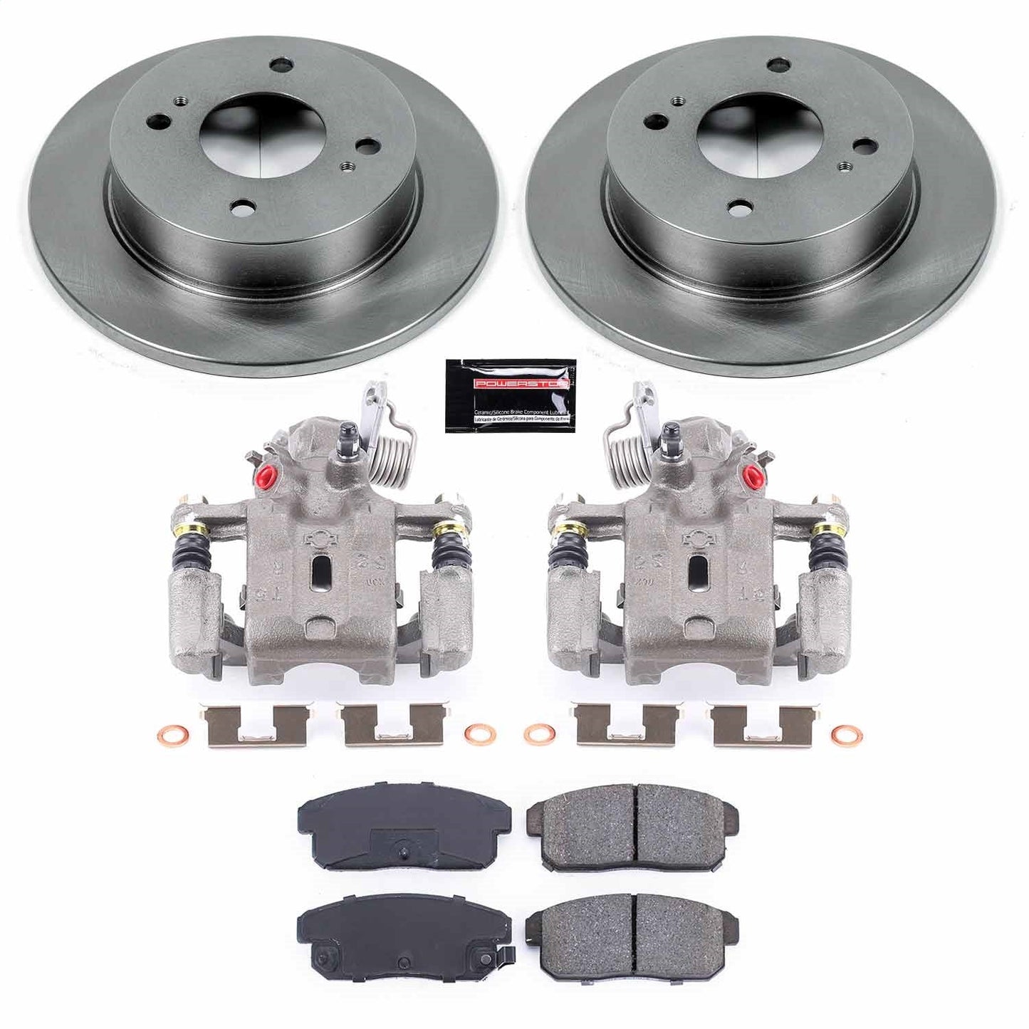 PowerStop 01-02 Infiniti G20 Rear Autospecialty Brake Kit w/Calipers (KCOE741)