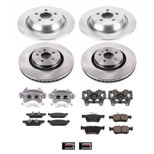 PowerStop 19-21 Lincoln Nautilus Front and Rear Autospecialty Kit w/Cals (KCOE7416)
