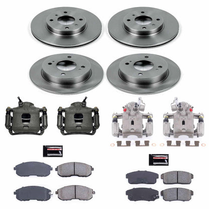 PowerStop 01-02 Infiniti G20 Front & Rear Autospecialty Brake Kit w/Calipers (KCOE751)