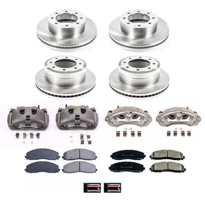 PowerStop 16-18 Hyundai Sonata Front and Rear Autospecialty Kit w/Cals (KCOE7510)