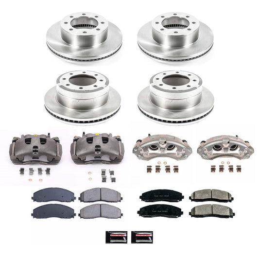 PowerStop 16-18 Hyundai Sonata Front and Rear Autospecialty Kit w/Cals (KCOE7510)