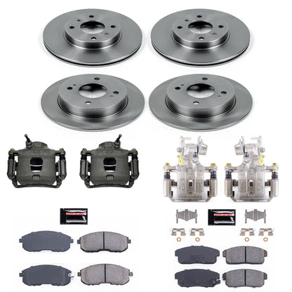 PowerStop 02-06 Nissan Sentra Front & Rear Autospecialty Brake Kit w/Calipers (KCOE751A)